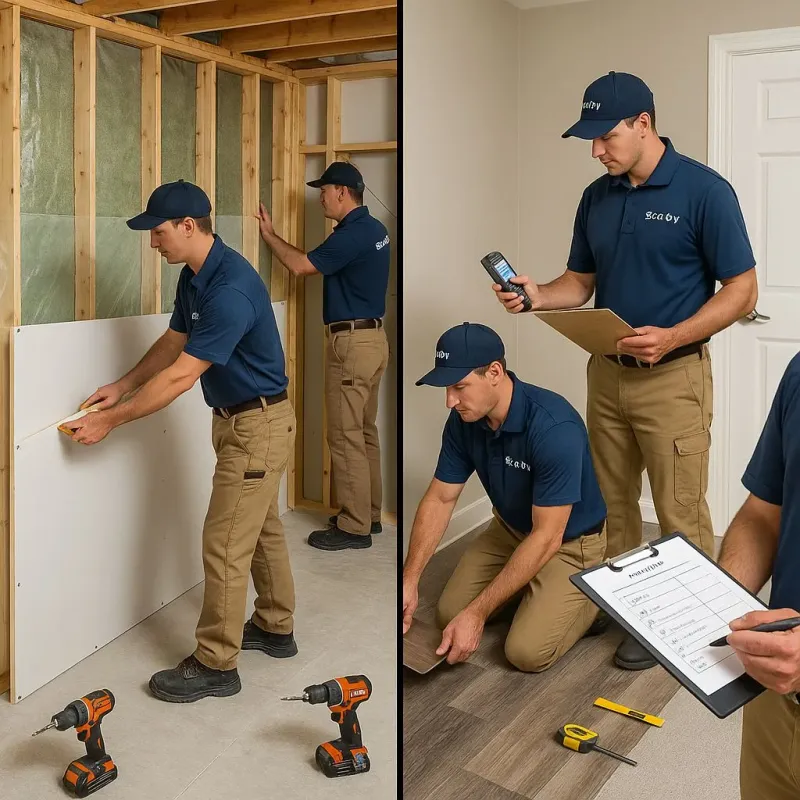 Repairs and Reconstruction process in California, PA